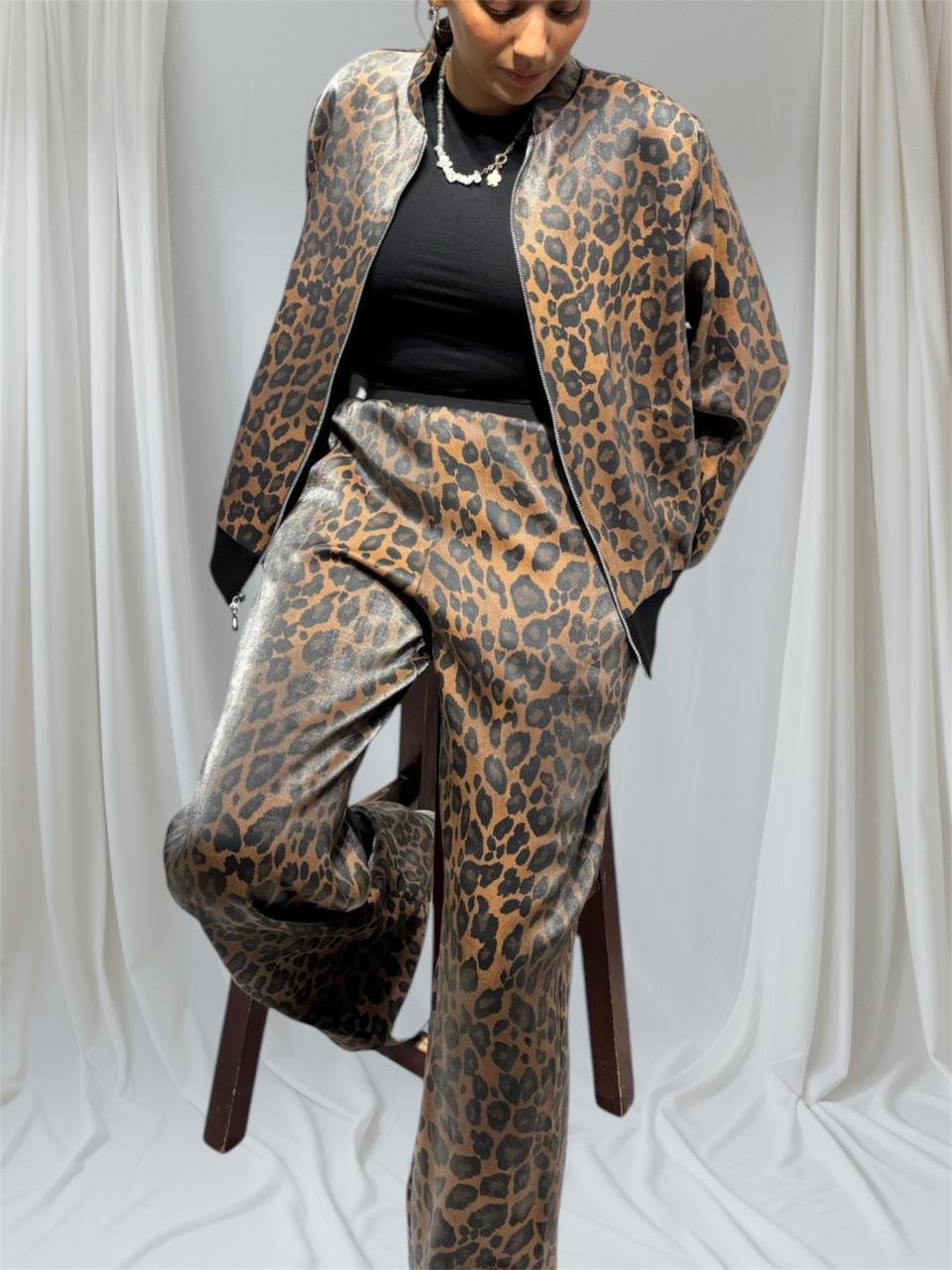 Leopard print set