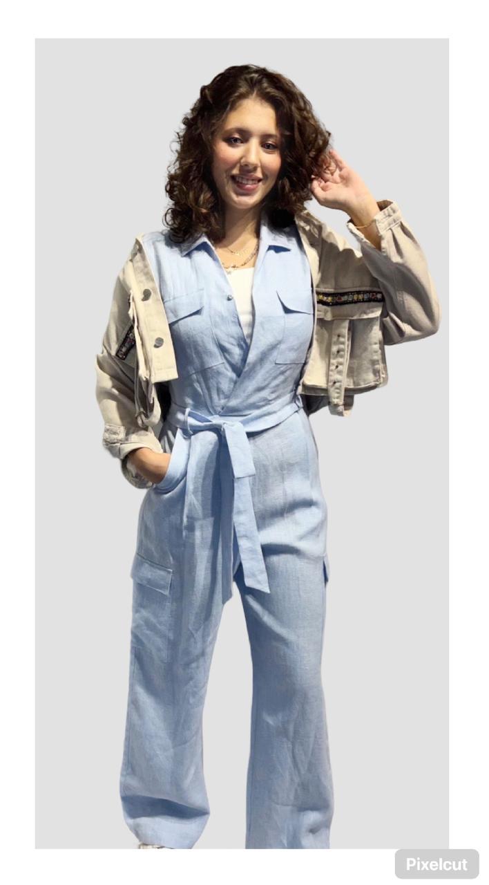 LINEN JUMPSUIT