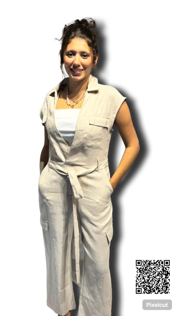 LINEN JUMPSUIT